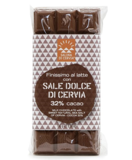 Salina di Cervia - Milk Chocolate with Cervia Sweet Salt - 100g