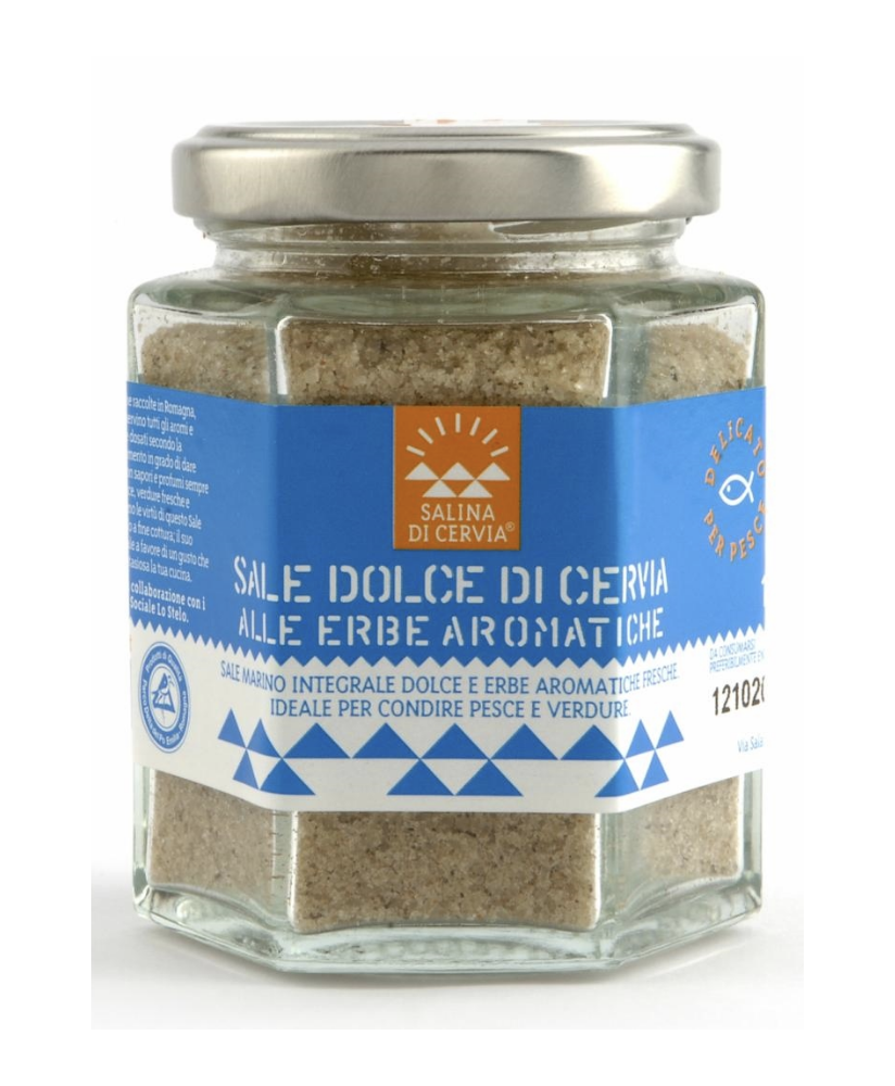 copy of Cervia Salt - Sweet Salt with Aromatic Herbs - Ideal for Meat - 175g