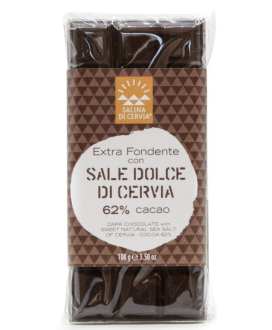 Salina di Cervia - Cioccolato fondente al sale dolce di Cervia - 100g