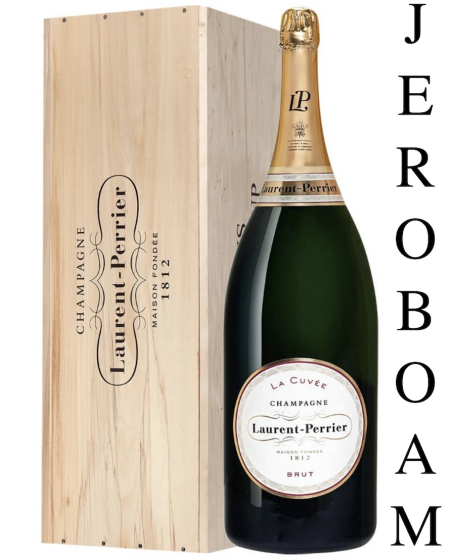 Laurent Perrier - La Cuvee Brut - Jeroboam - Wood Gift Box - 300cl