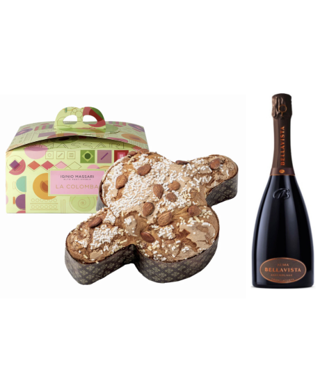 Iginio Massari - Colomba Tradizionale 1000g & Bellavista - Alma Assemblage 2 Franciacorta 75cl