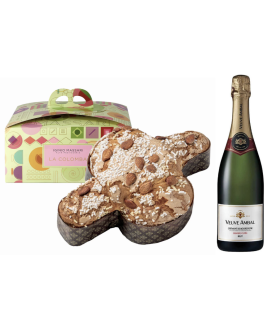 Iginio Massari - Colomba Tradizionale 1000g & Bellavista - Veuve Ambal - Cremant de Bourgogne Brut 75cl