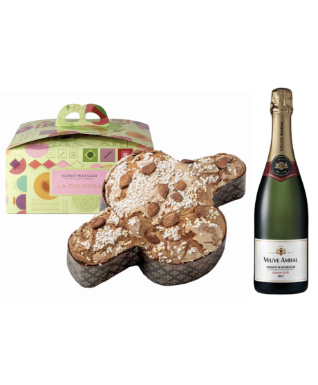 Iginio Massari - Colomba Tradizionale 1000g & Veuve Ambal - Cremant de Bourgogne Brut 75cl