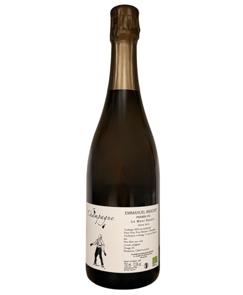 Emmanuel Brochet - Extra Brut - Le Mont Benoit - Premier Cru - Champagne - 75cl
