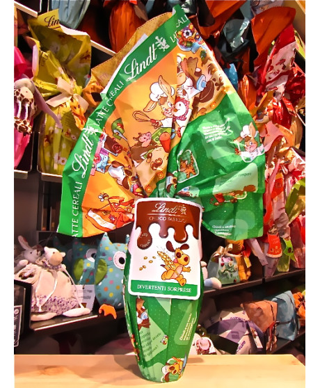 Vendita online Uovo di Pasqua Latte e Cereali Lindt & Sprüngli linea Choco Fabbrica con Allegre Sorprese, uovo di cioccolato al 