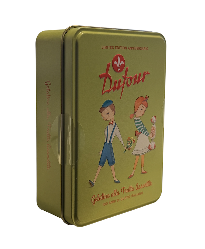 Dufour - Centenary Green Tin - Assorted Fruit Jellies - 90g