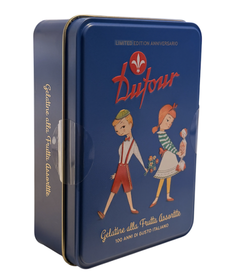 Dufour - Centenary Blue Tin - Assorted Fruit Jellies - 90g