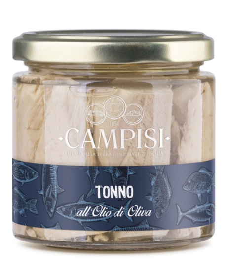 Tuna in oliv oil Campisi Conserve Sicily Marzamemi shop | corso101