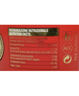 63 Campisi - Mediterranean Tuna in Olive Oil, 500g Can