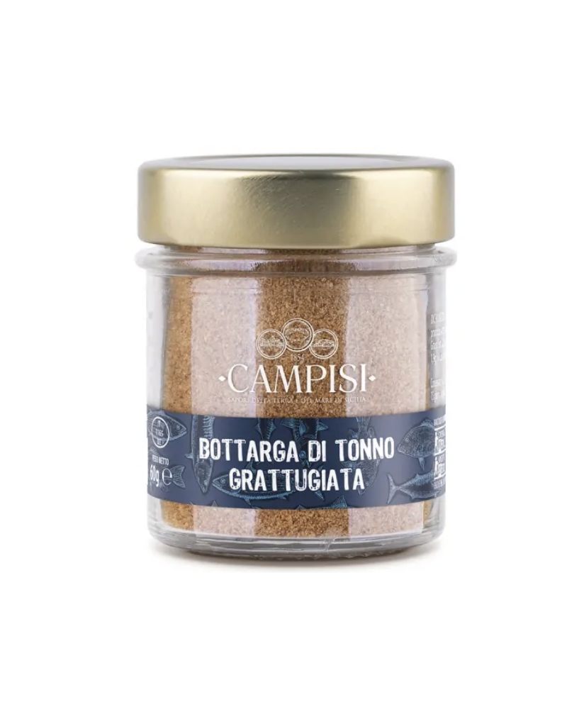 Vendita online conserve Campisi. Shop on line tonno sott'olio, pate' di ricciola, bottarga siciliana Campisi, Marzamemi, Pakino