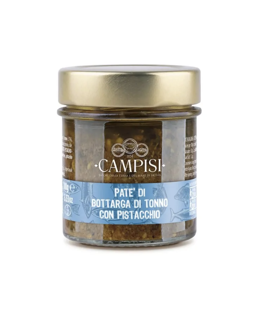 Vendita online conserve Campisi. Shop on line tonno sott'olio, pate' di ricciola, bottarga siciliana Campisi, Marzamemi, Pakino