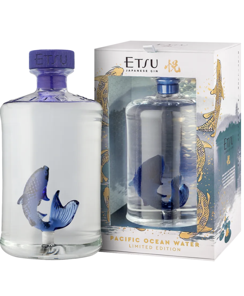 Gin Etsu - LIMITED EDITION - Double Pacific Ocean Water - Japanese Handcrafted Gin - Astucciato - 70cl