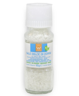 Salina di Cervia - Sale Dolce Bio/Veg - Grana Grossa - Macina Sale 135mm - 95g