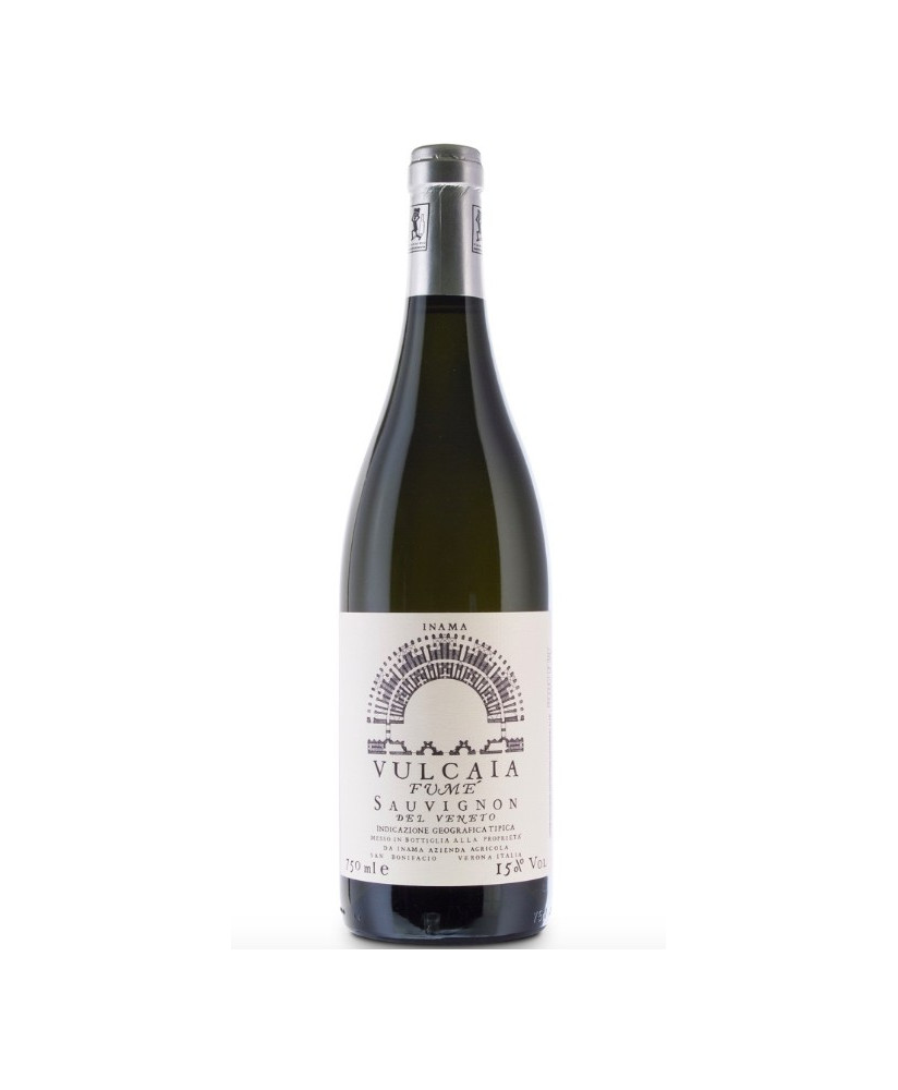 Vendita online vini del veneto Inama, Vulcaia Fumé Sauvignon IGT. Shop on-line Vulcaia, vino bianco profumato San Bonifacio.