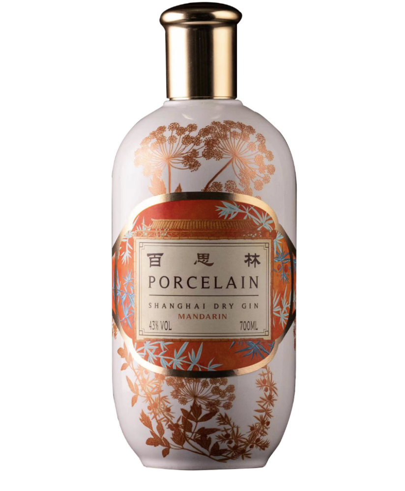 Porcelain - Shanghai Dry Gin Mandarin - Astucciato - 70cl