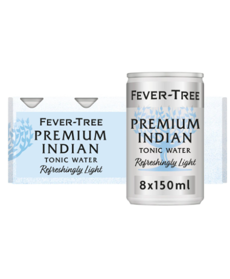 Fever-Tree Refreshingly Light Tonic Water Can | Premium Tonic Water
