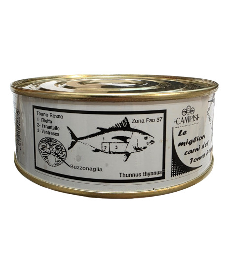 Campisi - Tonno Rosso in latta in olio d'oliva - 500g