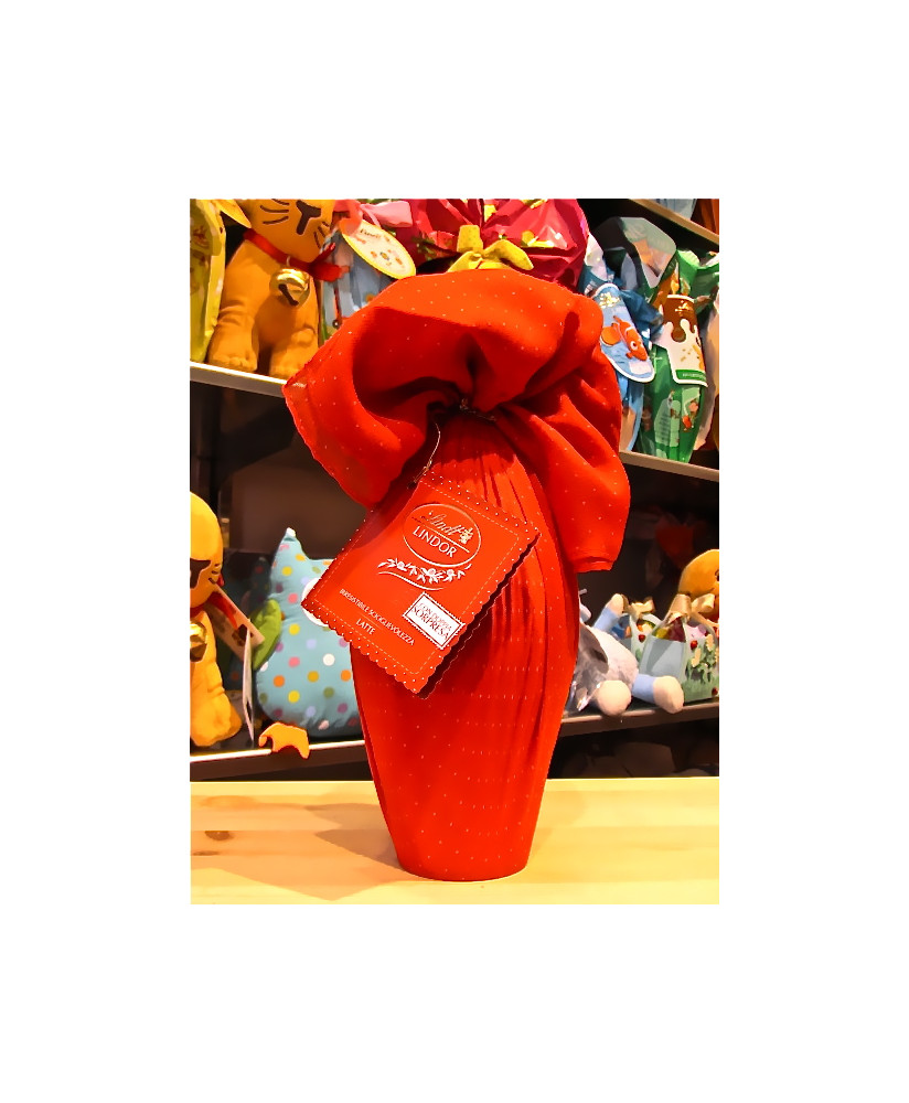 Vendita online Uovo di Pasqua Lindor al Latte confezionato con Foulard, Sciarpa Rossa Lindt & Sprüngli (SCONTO 10%). Shop on lin