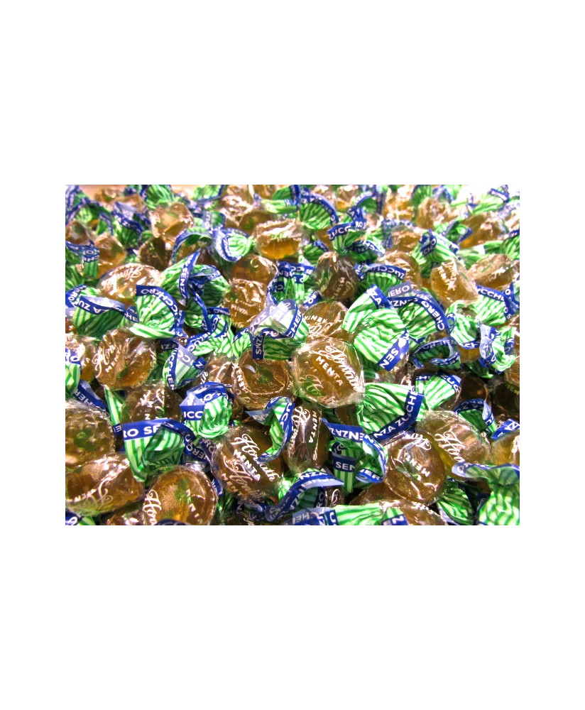 Vendita online caramelle Horvath di Lindt alla menta senza zucchero e senza glutine gommose alla menta. Shop on line caramelle H