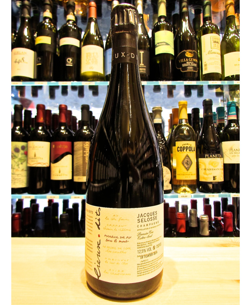 Vendita online Champagne Jacques Selosse Lieux Dits Extra Brut Premier Cru Blanc de Noirs Mareuil Sour Ay Sous Le Mont. Shop onl