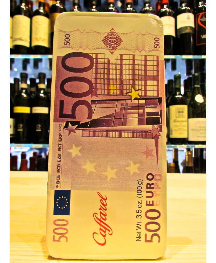 Vendita online Tavolette di Cioccolato Caffarel a forma di banconota da 500 Euro. Shop on-line monete a forma di banconote. Migl