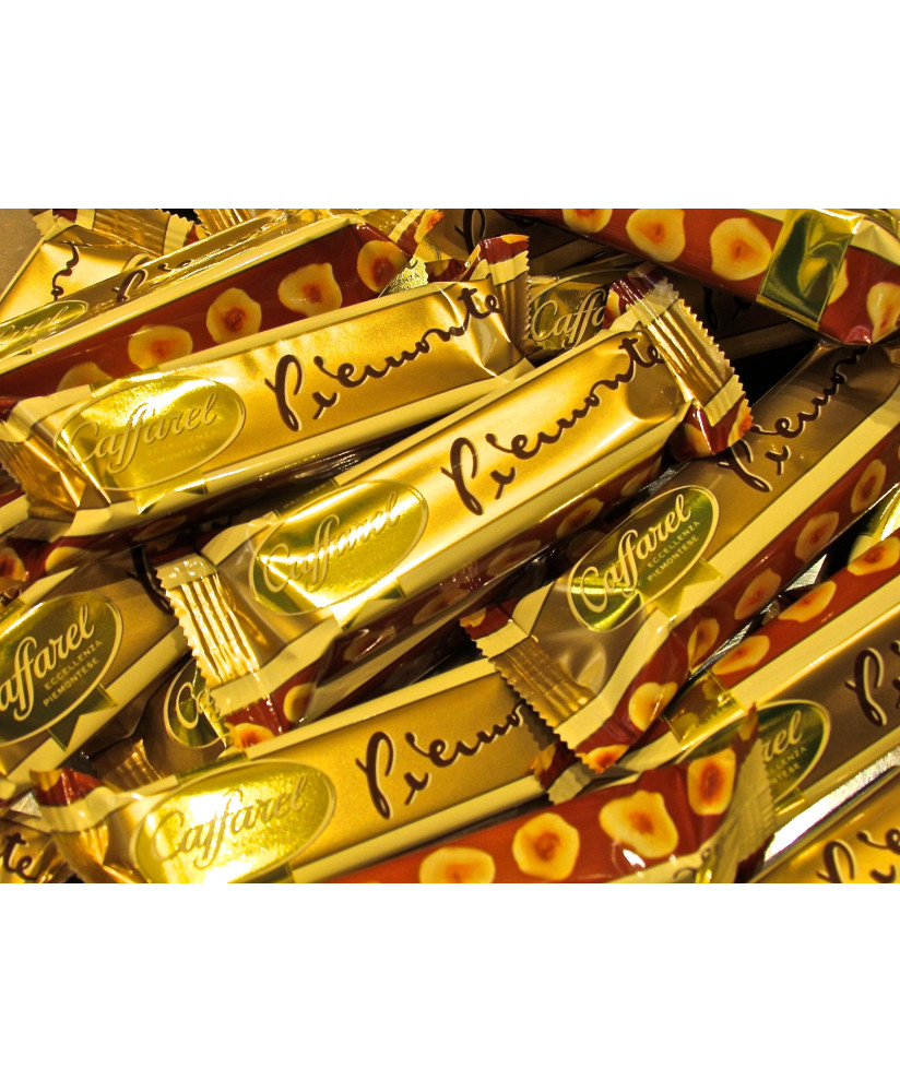 Vendita online tavolette di cioccolato Caffarel di Torino, linea Piemonte, cioccolato Gianduja con nocciole intere 33g Minitavol