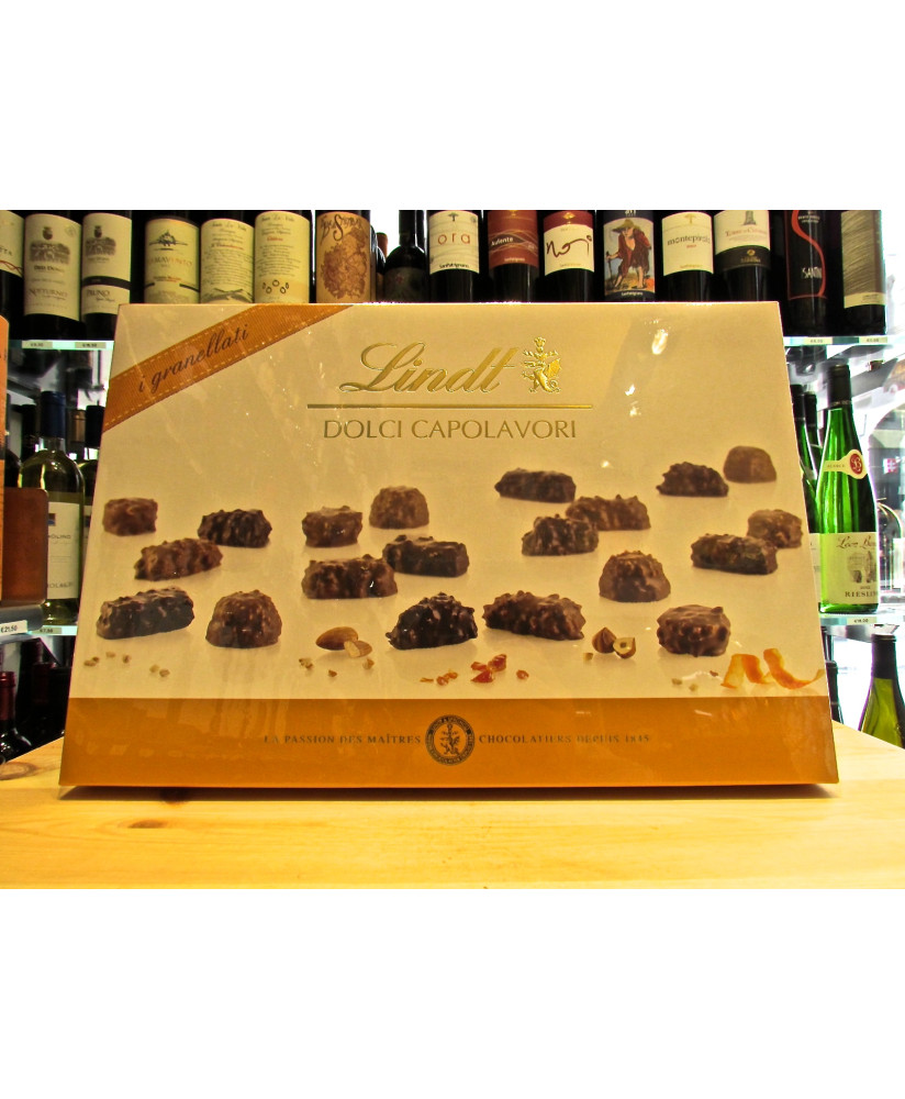 Vendita online scatole regalo di praline assortite Lindt & Sprüngli, Dolci Capolavori - I Granellati. Shop on line confezioni Na