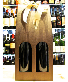 Vendita online scatole regalo per bottiglie finestrate e chiuse. Shop on line idee regalo aziendali eleganti scatole regalo per 
