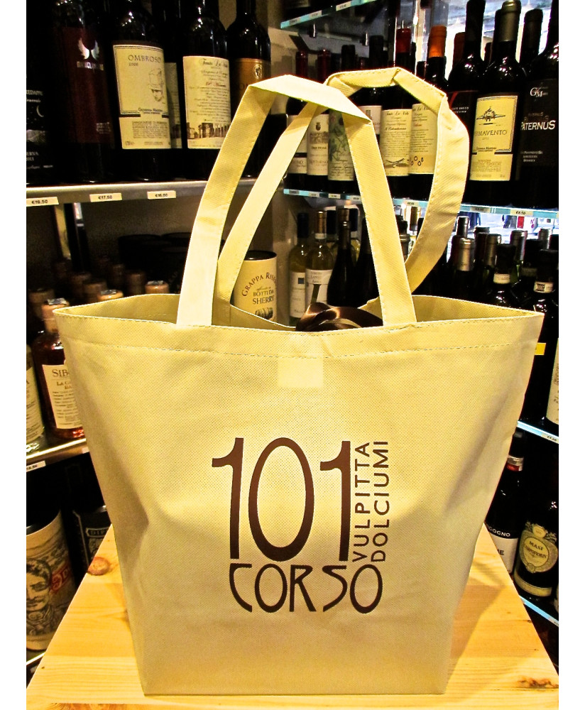 Vendita online bag in tnt e confezioni natalizie (panettone, bottiglia, torrone, cioccolatini...). Shop on line borse di simil s