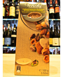 Vendita online scatole di Dragees Venchi di Cuneo. Shop on line Cioccolatini Venchi in scatola, di cioccolato bianco con frutta 